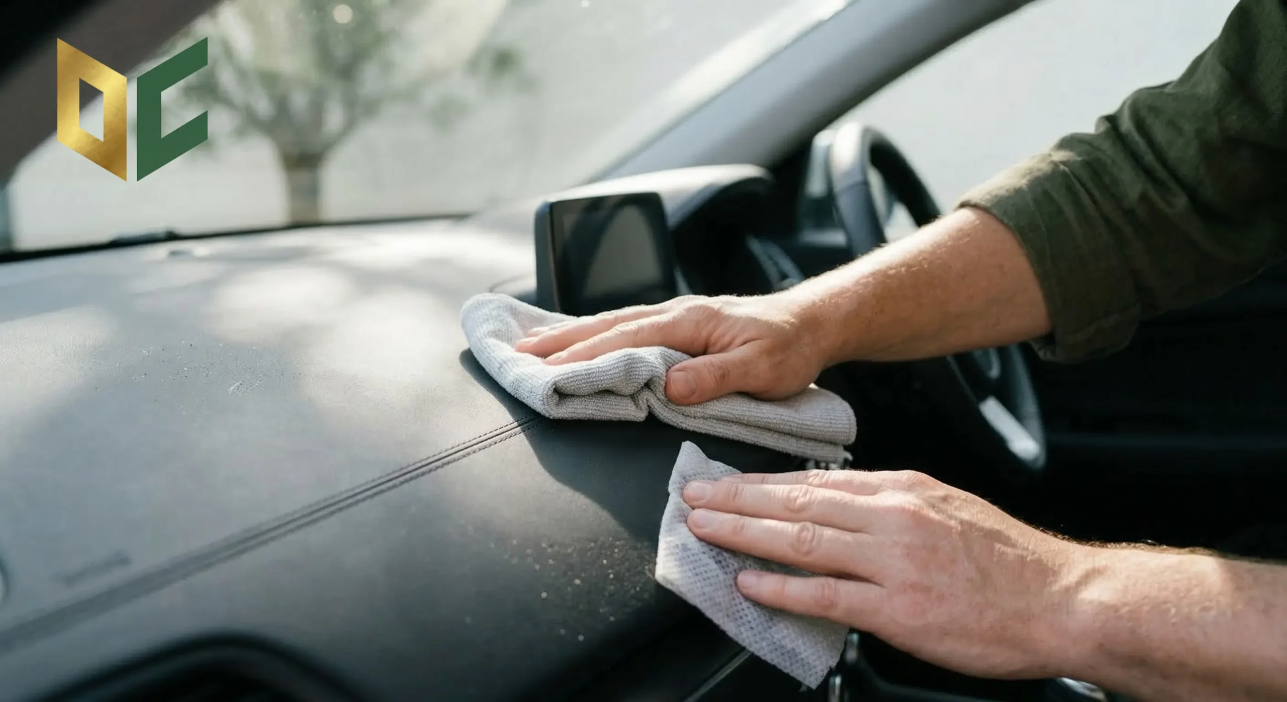 Car Dashboard cleaning